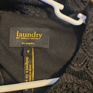Laundry by Shelli Segal Black Lace Design